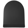 vidaXL Soft-close Toilet Seat with Quick-release Design Black