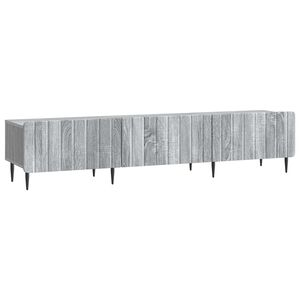vidaXL TV Cabinet Grey Sonoma 147 x 34.5 x 32 cm Engineered Wood