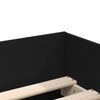vidaXL Bed Frame with Drawers without Mattress Black 90x190 cm Single