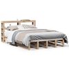 vidaXL Bed Frame without Mattress 150x200 cm King Size Solid Wood Pine