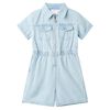 vidaXL Kids'Onesie with Short Sleeves Soft Blue 128