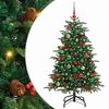 vidaXL Artificial Christmas Tree with 150 LEDs with Stand Green 150 cm