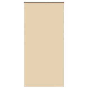 vidaXL Roller Blind Blackout Beige 110x210 cm Fabric Width 105.7 cm Polyester
