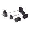 vidaXL Barbell and Dumbbell Set 90 kg