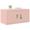 vidaXL Storage Cabinet Pink 80 x 40 x 40 cm Steel
