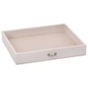 vidaXL Jewellery Box 4-Layer with Mirror Lockable White 22.5x17.5x16.5 cm