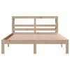 vidaXL Bed Frame with Headboard without Mattress 140x200 cm