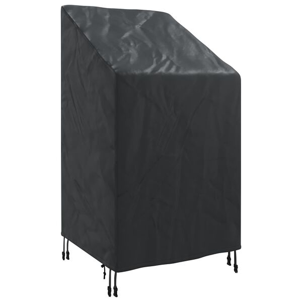 vidaXL Garden Chair Cover Black 70 x 70 x 85 / 125 cm 210D Oxford Fbric