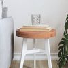 vidaXL Table Top &Oslash;30x4 cm Round Solid Wood Beech