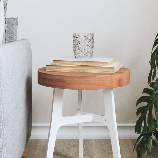 vidaXL Table Top &Oslash;30x4 cm Round Solid Wood Beech