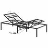 vidaXL Electric Adjustable Bed Frame Black 200 x 80 x 33.5 cm Steel