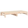 vidaXL Pull-out Day Bed without Mattress 2x(90x190) cm Solid Wood Pine