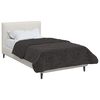 vidaXL Summer Duvet Quilted Anthracite 155 x 200 cm