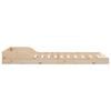 vidaXL Bed Frame Natural 75 x 190 cm Solid Pine Wood