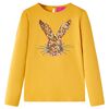 Kids' T-shirt with Long Sleeves Ochre 116