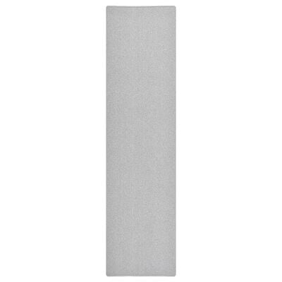 vidaXL Carpet Runner Light Grey 80x300 cm