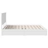 vidaXL Storage Bed with Headboard White 180 x 200 cm Engineered Wood