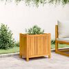 vidaXL Garden Planter with Liner 54x31x50 cm Solid Wood Acacia
