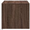 vidaXL Coffee Table with LED Lights Brown Oak Engineered Wood