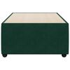 vidaXL Bed Frame without Mattress Dark Green 80x200 cm Velvet