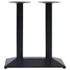 vidaXL Bistro Table Leg Black 70x40x72 cm Cast Iron
