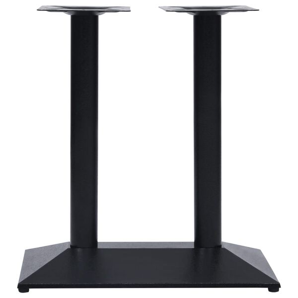 vidaXL Bistro Table Leg Black 70x40x72 cm Cast Iron