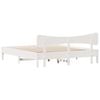 vidaXL Bed Frame without Mattress White 160x200 cm Solid Wood Pine
