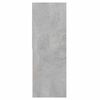 vidaXL Book Cabinet Concrete Grey 67x24x161 cm Engineered Wood