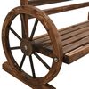 vidaXL Garden Bench 142 cm Solid Firwood