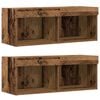 vidaXL TV Cabinet Set Wall-mounted 8 pcs Old wood Engineered wood