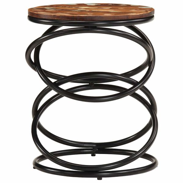 vidaXL End Table 40x40x52 cm Solid Reclaimed Wood