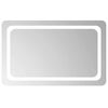vidaXL LED Bathroom Mirror 80x50 cm