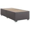 vidaXL Box Spring Bed with Mattress Grey 80x200 cm Faux Leather