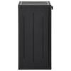 vidaXL Garden Storage Cabinet Black 65x45x88 cm PP Rattan