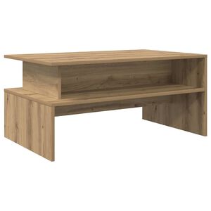 vidaXL Coffee Table Artisan Oak 90 x 55 x 42.5 cm Engineered Wood
