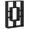 vidaXL Book Cabinet Black Oak 63 x 20 x 90 cm Engineered Wood