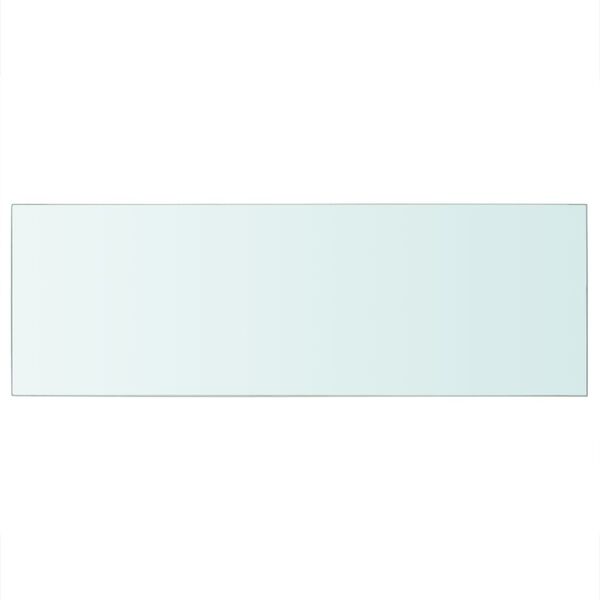 vidaXL Shelf Panel Glass Clear 70x25 cm