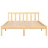 vidaXL Bed Frame without Mattress Solid Wood Small Double