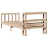 vidaXL Bed Frame without Mattress 100x200 cm Solid Wood Pine