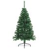 vidaXL Artificial Pre-lit Christmas Tree Green 150 cm PVC