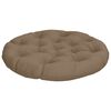 vidaXL Hanging Chair Cushion VIANEN 100% Polyester Taupe &Oslash; 80 x 12 cm