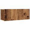 vidaXL TV Cabinets Wall-mounted 2 pcs Old Wood 80x30x30 cm