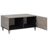 vidaXL Coffee Table Grey 80 x 50 x 40 cm Solid Mango Wood