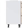 vidaXL Kitchen Base Cabinet Lucca Old Wood Engineered Wood
