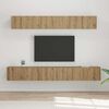 vidaXL TV Cabinet Set Wall-mounted 5 pcs Artisan Oak Engineered Wood