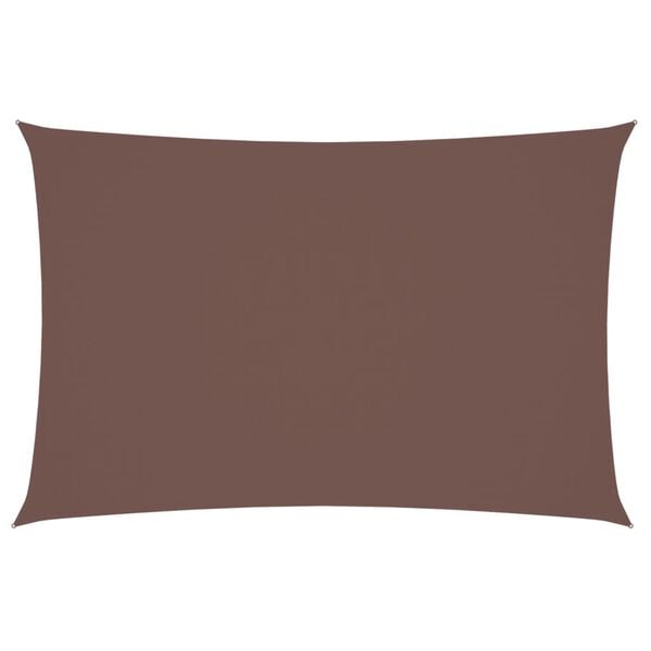 vidaXL Sunshade Sail Oxford Fabric Rectangular 2x4 m Brown