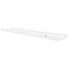 vidaXL Picture Frame Ledge Shelves 2 pcs White 60x9x3 cm MDF