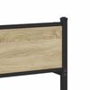 vidaXL Metal Bed Frame without Mattress Sonoma Oak 140x200 cm