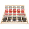 vidaXL Bed Frame without Mattress with 12 Slats Adjustable Head 80x200cm