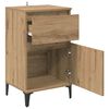 vidaXL Bedside Cabinet with Drawer 2 pcs Artisan Oak 40 x 35 x 70 cm